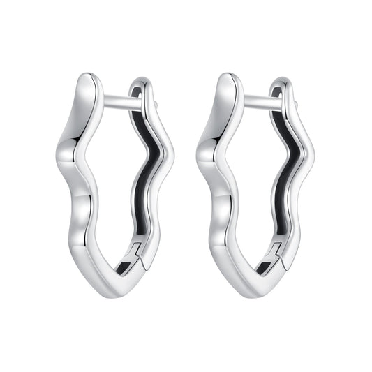 925 Sterling Silver & Oxidized Silver Earrings for Women