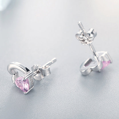 925 Sterling Silver Earrings with Pavé Setting CZ for Women