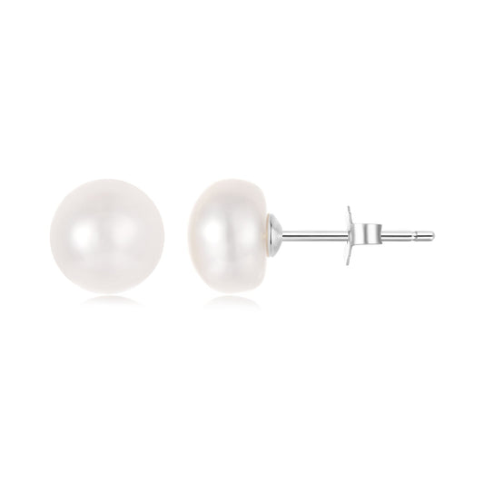 925 Sterling Silver Freshwater Pearl Earrings for Women