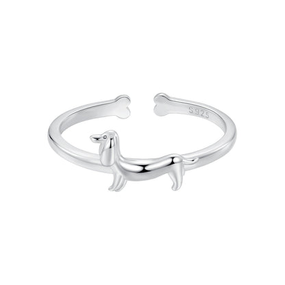 925 Sterling Silver Oxidized Silver 1.6mm Ring for Women