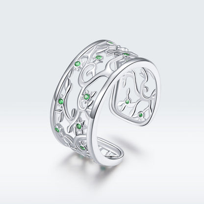 S925 Sterling Silver Pavé Setting CZ Ring