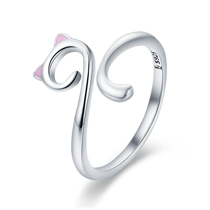 S925 Sterling Silver Adjustable Ring for Women