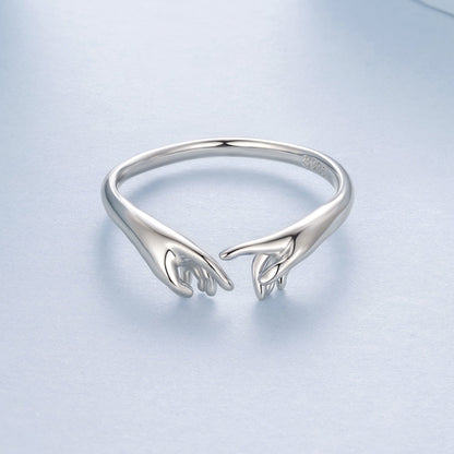 925 Sterling Silver Plated White Gold Ring for Women
