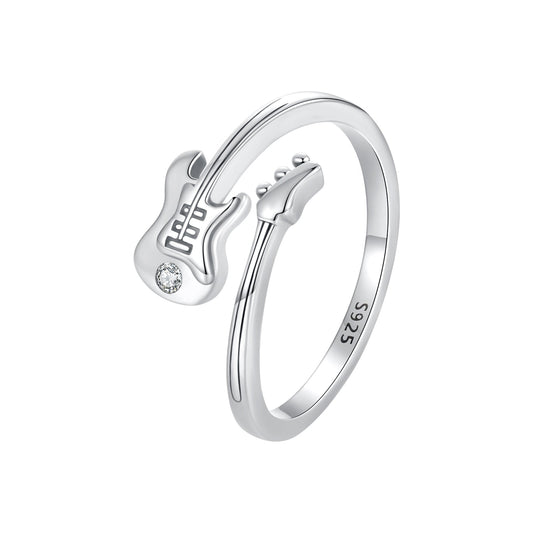 925 Sterling Silver 1.8mm Ring with Pavé Setting CZ for Women