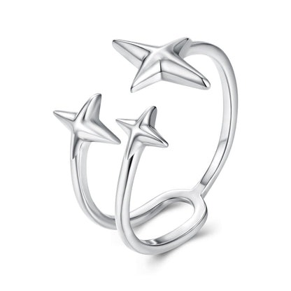 925 Sterling Silver Oxidized Silver Ring for Women