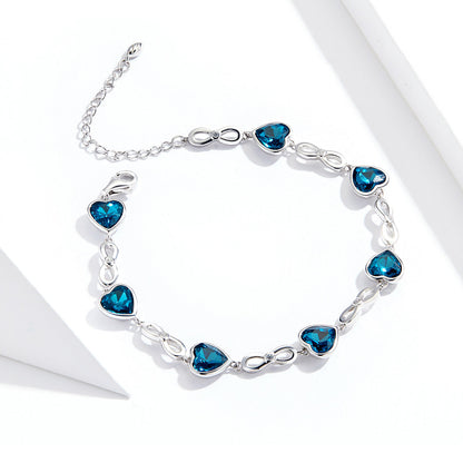 925 Sterling Silver Adjustable Bracelet for Women
