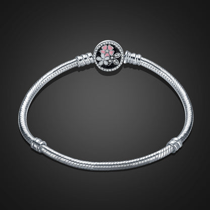 925 Sterling Silver Bracelet 18CM for Women