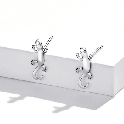 925 Sterling Silver Earrings 1.3*0.6cm for Women