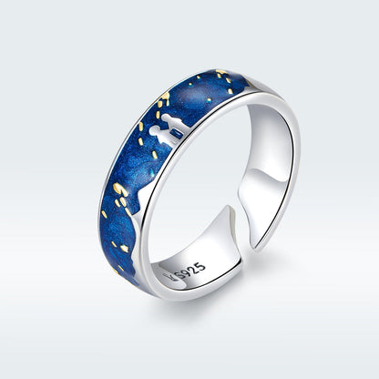 925 Sterling Silver 0.5cm Wide Ring
