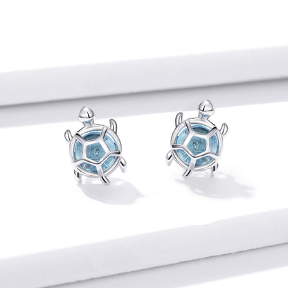 S925 Oxidized Silver Pavé Setting CZ Earrings for Women