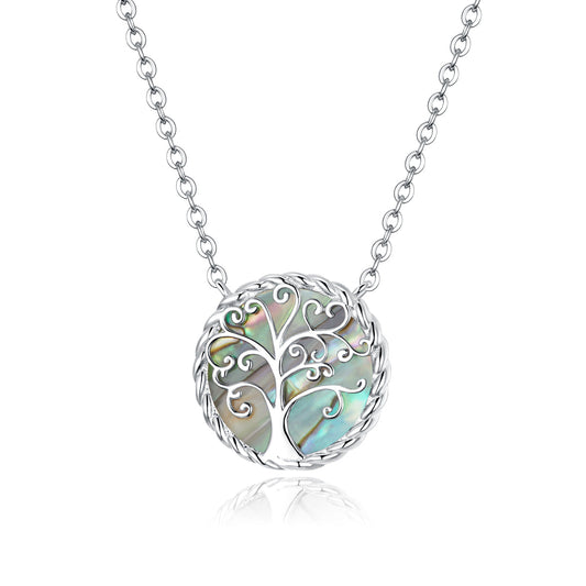 925 Sterling Silver Adjustable Mica Necklace for Women