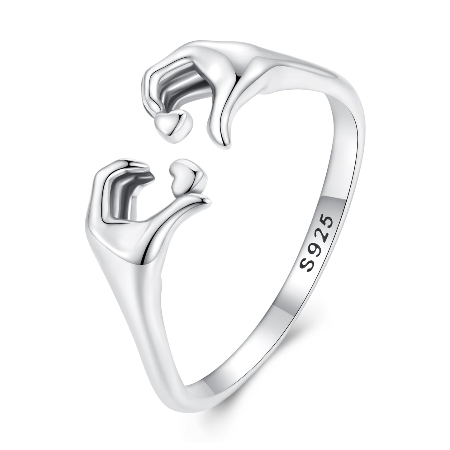S925 Oxidized Silver 0.17cm Ring