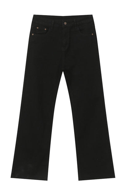 Mid Rise Jeans with Pockets