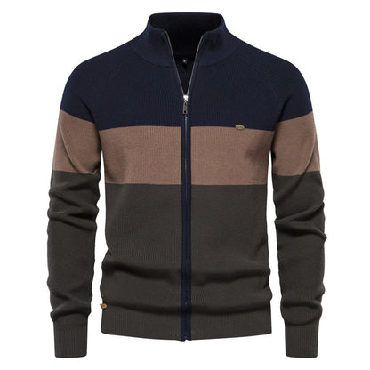 2026 New Men's Sweater Coat European Size Cross-border Autumn And Winter Sweater Cardigan High Quality Fashion Coat Men
