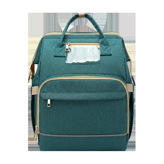 Bolsa Maternal de Gran Capacidad con Cuna Plegable
