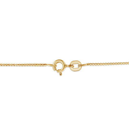 14K Yellow Gold 2.00 Cttw Brilliant Round-Cut Diamond 7 Stone Flower Cluster 18" Pendant Necklace (H-I Color, SI2-I1 Clarity)