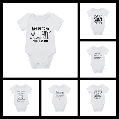 Summer Short Sleeve Baby Romper Bodysuit