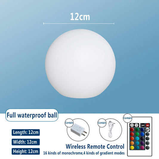 Luces de bola LED coloridas y brillantes para jardín al aire libre