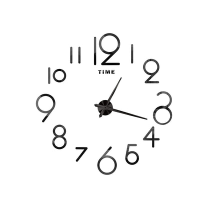 Wall Clock Creative Acrylic Clock Sticken On The Wall