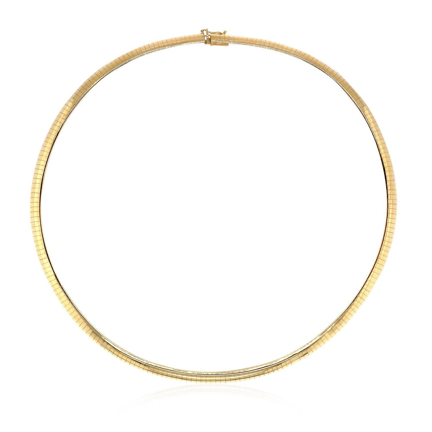 14k Yellow Gold Classic Omega Style Chain (6 mm)
