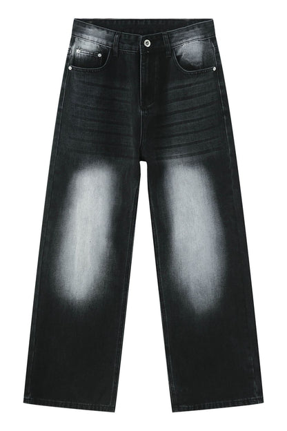 Mid Rise Jeans with Pockets