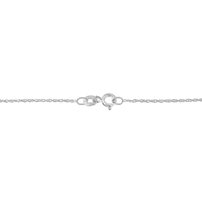 .925 Sterling Silver 4 Cttw Round-Cut Double Row Composite Diamond Heart 18" Pendant Necklace (K-L Color, I1-I2 Clarity)