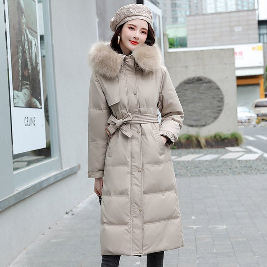 Chaqueta de invierno acolchada de algodón grueso para mujer