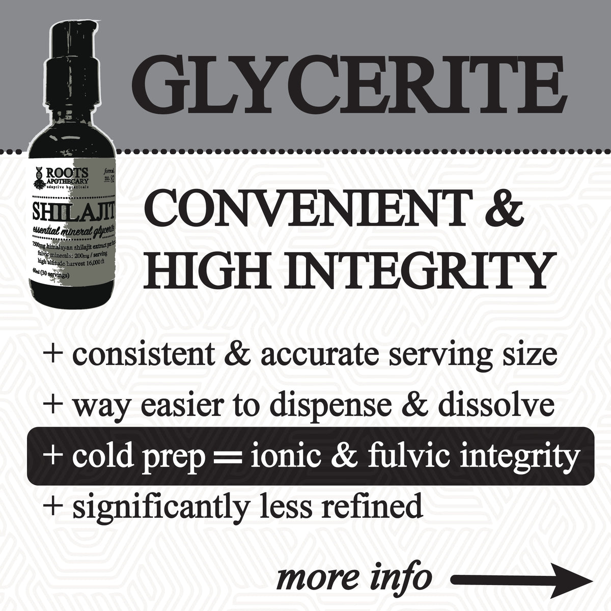 shilajit glycerite (60ml)