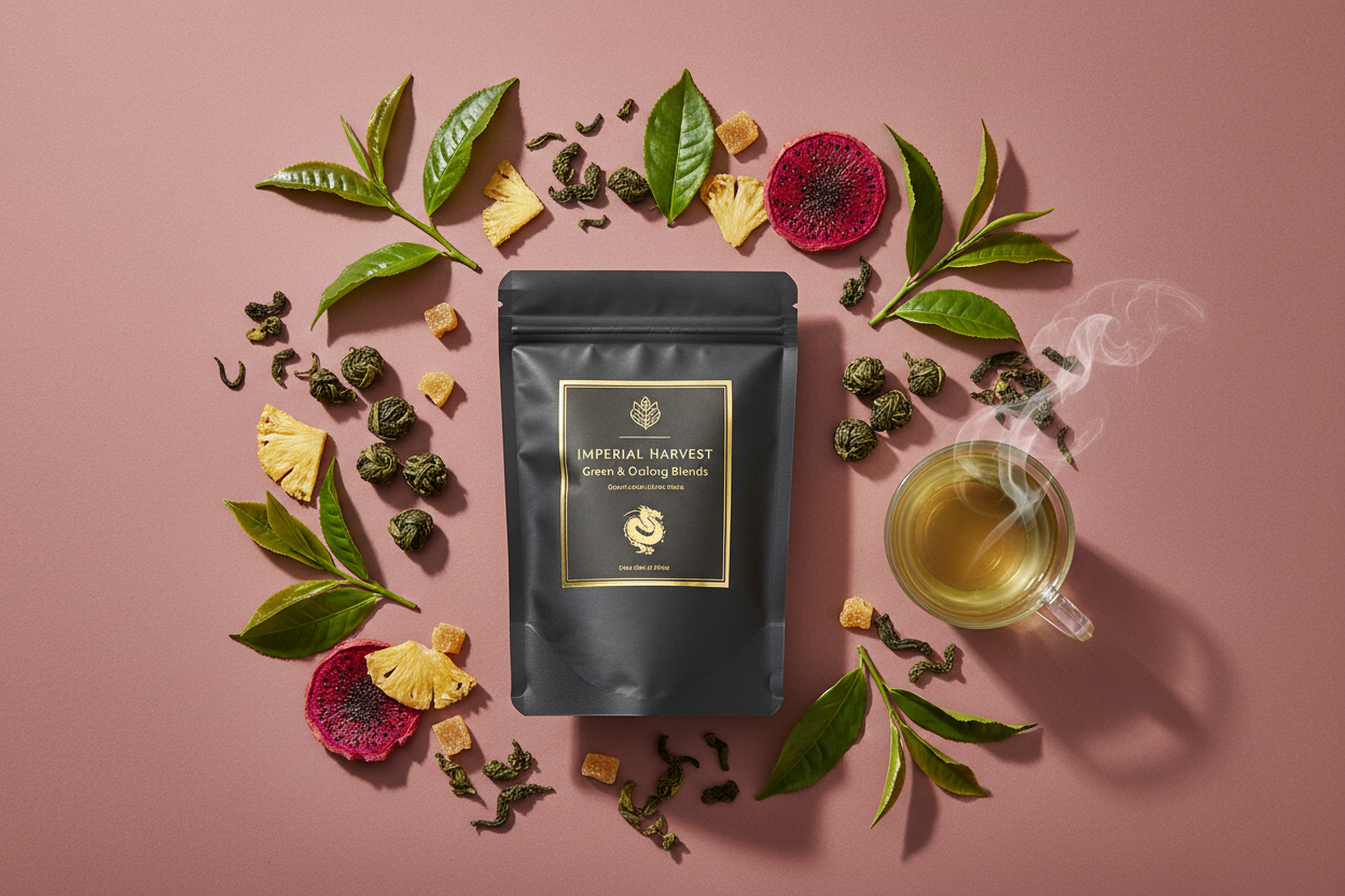 Green Oolong Burgundy