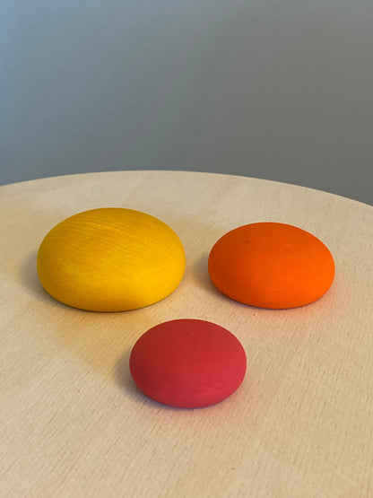 Wooden Stacking Pebbles
