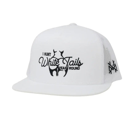 I Hunt White Tails Year Round Snapback Hat