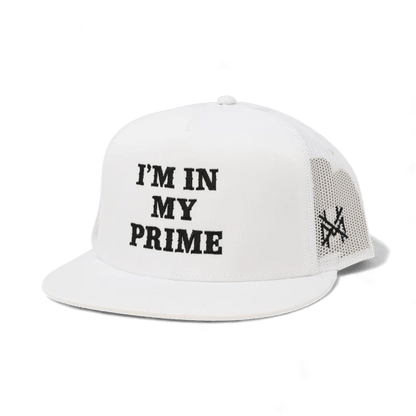 Je suis dans ma casquette à lanière Prime
