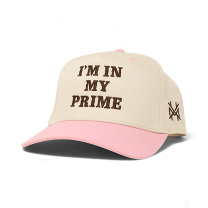 Je suis dans ma casquette à lanière Prime
