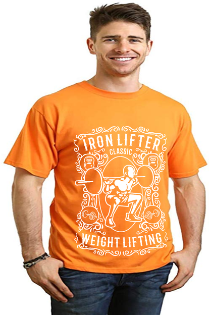 Iron Lifter Men's Bamboo Viscose/Organic Cotton Short Sleeve Graphic T-Shirt