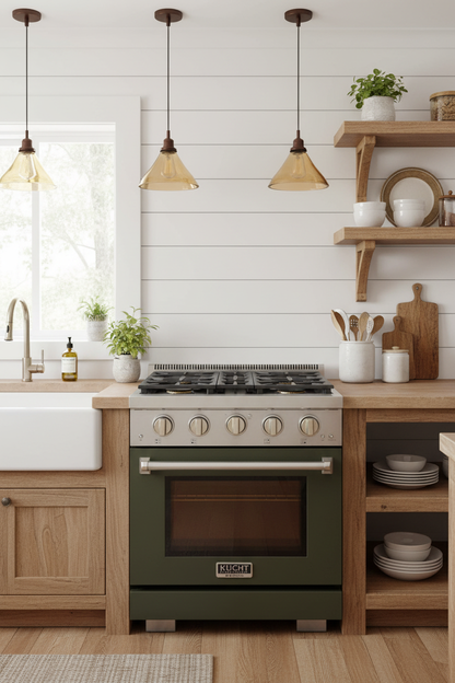 Kucht 30" Freestanding Professional Gas Range Liquid Propane KFX3000X/LP-G