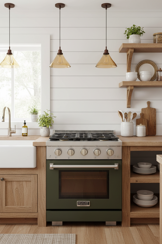 Kucht 30" Freestanding Professional Gas Range Liquid Propane KFX3000X/LP-G