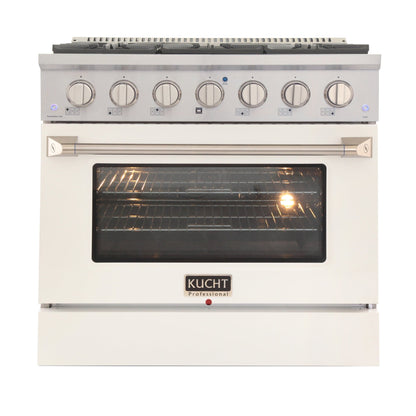 Kucht 36” Pro-Style Kitchen Dual Fuel Range - KDF362