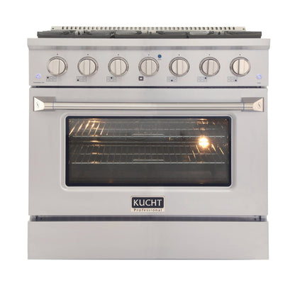 Kucht 36” Pro-Style Kitchen Dual Fuel Range - KDF362