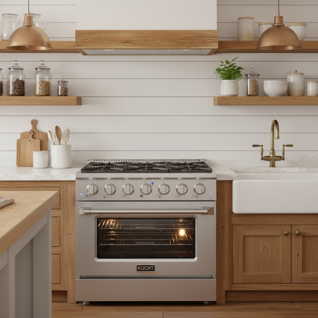 Kucht 36” Pro-Style Kitchen Dual Fuel Range - KDF362