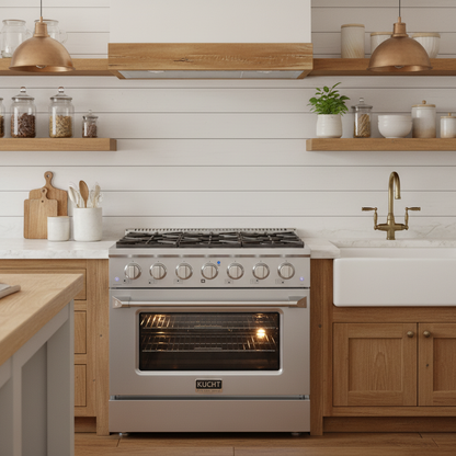 Kucht 36” Pro-Style Kitchen Dual Fuel Range - KDF362