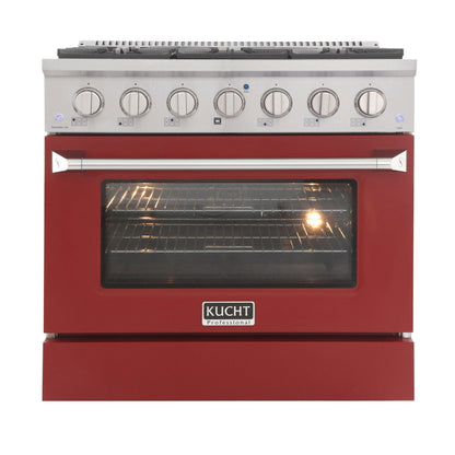 Kucht 36” Pro-Style Kitchen Dual Fuel Range - KDF362
