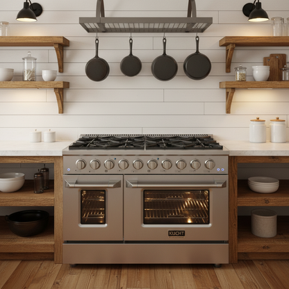 Kucht 48” Pro-Style Kitchen Dual Fuel Range - KDF482