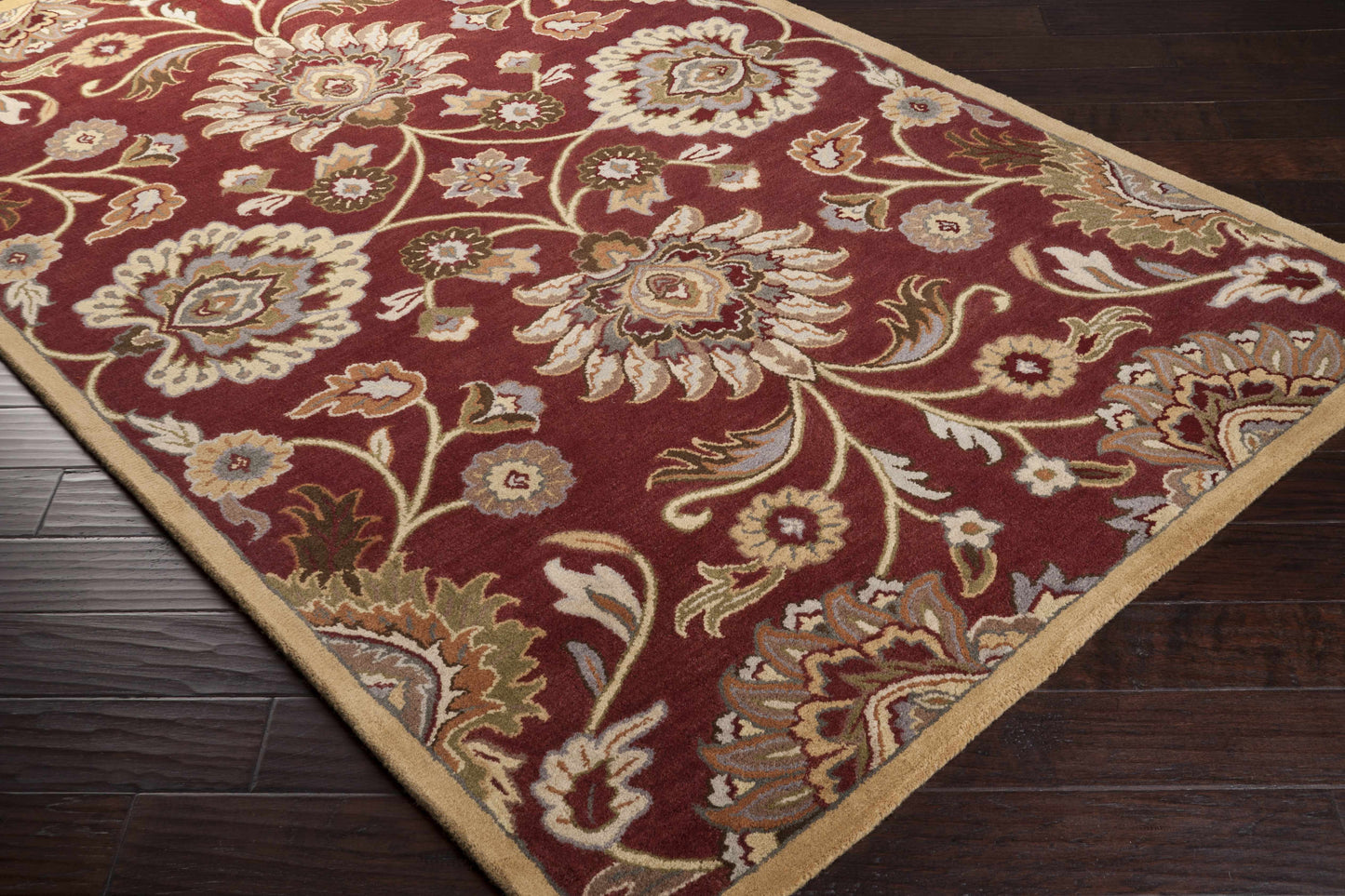Conesus Red 1061 Hand Tufted Wool Rug