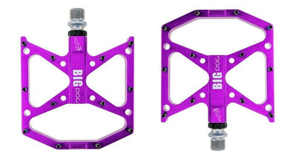 New Ultralight Bicycle Pedals Part Anti-Slip Aluminum Body Road Flat Foot Cycling Sealed 3 Bearing Mountain Bike Pedal Mountain Bike Pedals, Ultra Strong  Machined Bicycle Flat Alloy Pedals Non-Slip