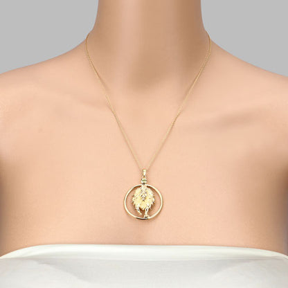 0.24 Carat Genuine Peridot .925 Sterling Silver Pendant
