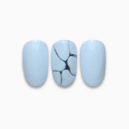 Pink Mask - Nail Art Gel White