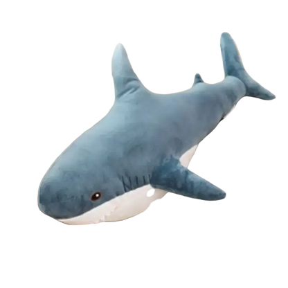 Plush Blue Shark Stuffed Animal Pillow