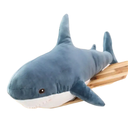 Plush Blue Shark Stuffed Animal Pillow