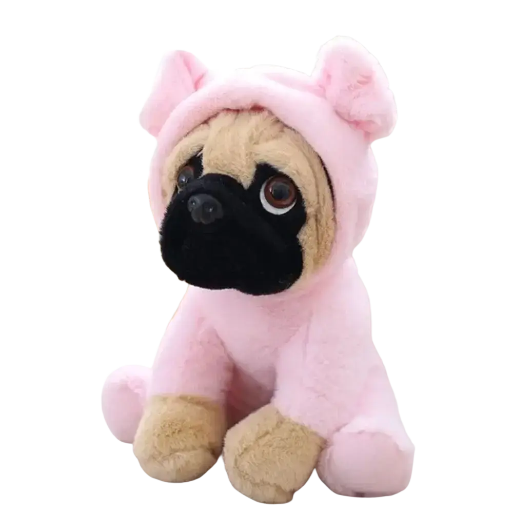 Plush Pug Dog Toy Cosplay Animal Stuffed Toy Recommend Age 14 Years