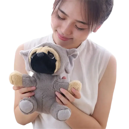 Plush Pug Dog Toy Cosplay Animal Stuffed Toy Recommend Age 14 Years